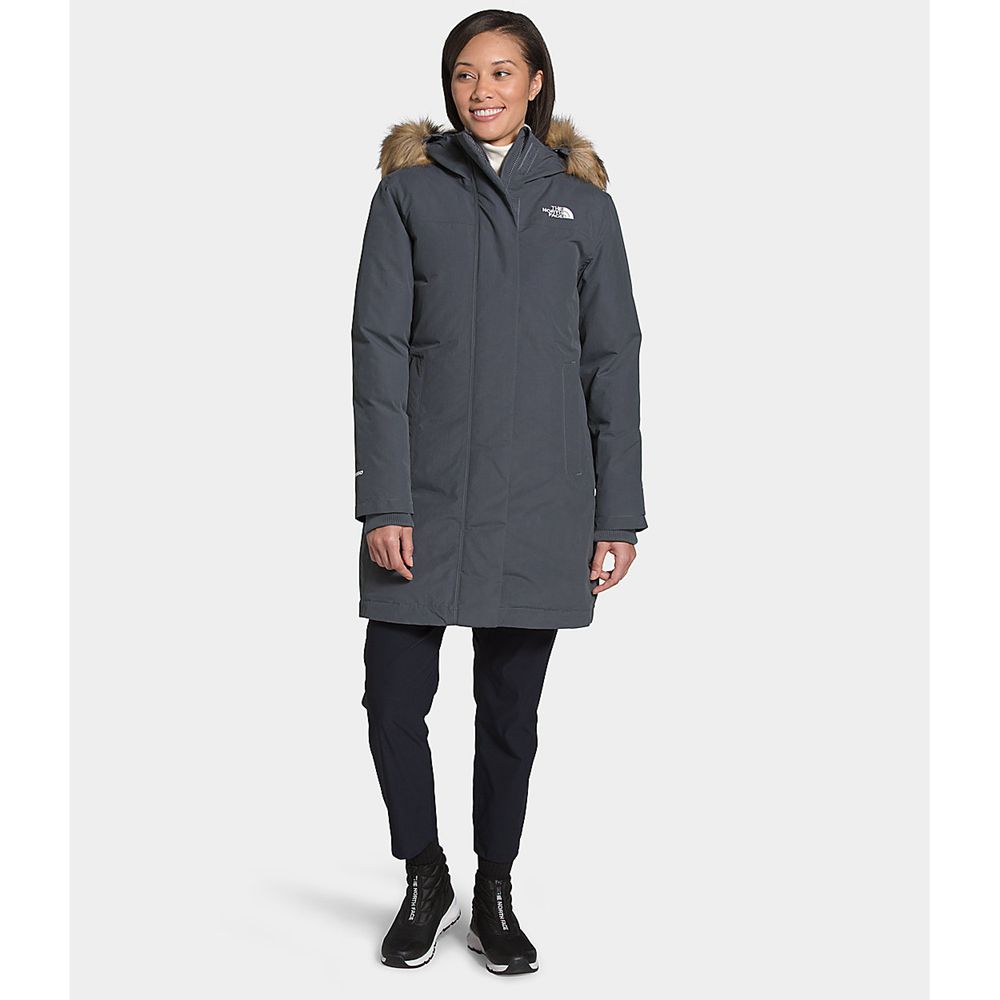 The North Face Parka Womens Australia - The North Face Arctic Grey (GFZ-684320)